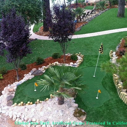 Synthetic Turf Arcadia, Florida Home Putting Green, Backyard Makeover